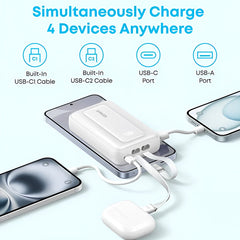 Anker Zolo Powerbank 10000mAh 35w Built-In Dual USB-C Cable Mr Gadget Official h3
