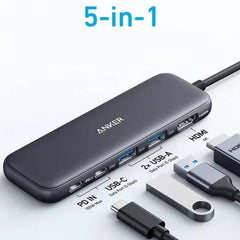 Anker 332 PowerExpand+ 5-in-1 USB-C Hub Adapter Mr Gadget Official h3