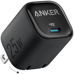 Anker 25W Usb‑C Fast Charger Compact size, PowerIQ 3.0 & PPS for Super Fast Charging, Foldable Plug, 2-Pin (EU) Mr Gadget Official h3