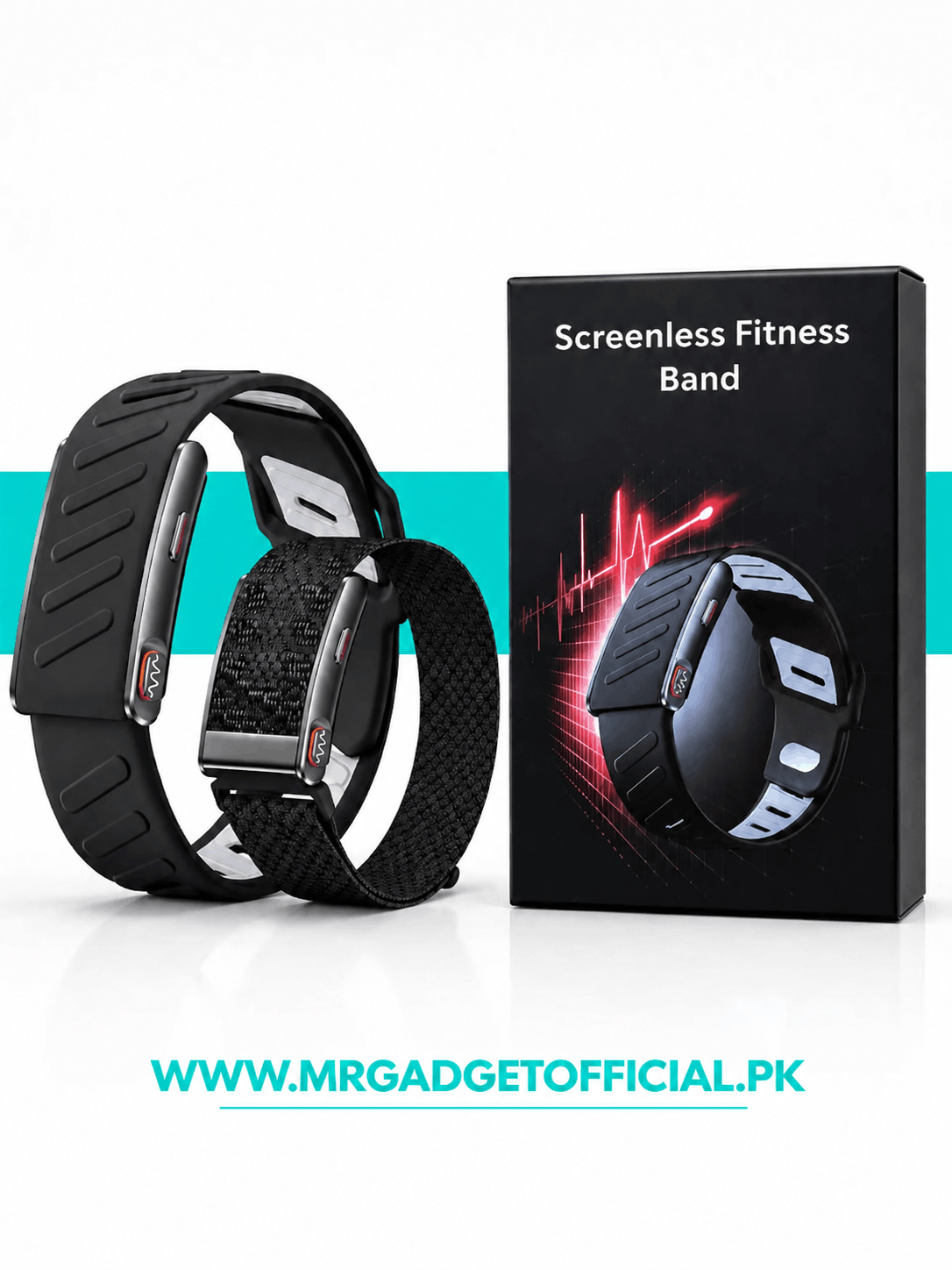 KR96 Pro Screenless Sport Smart Health Bracelet Fitness Tracker Mr Gadget Official
