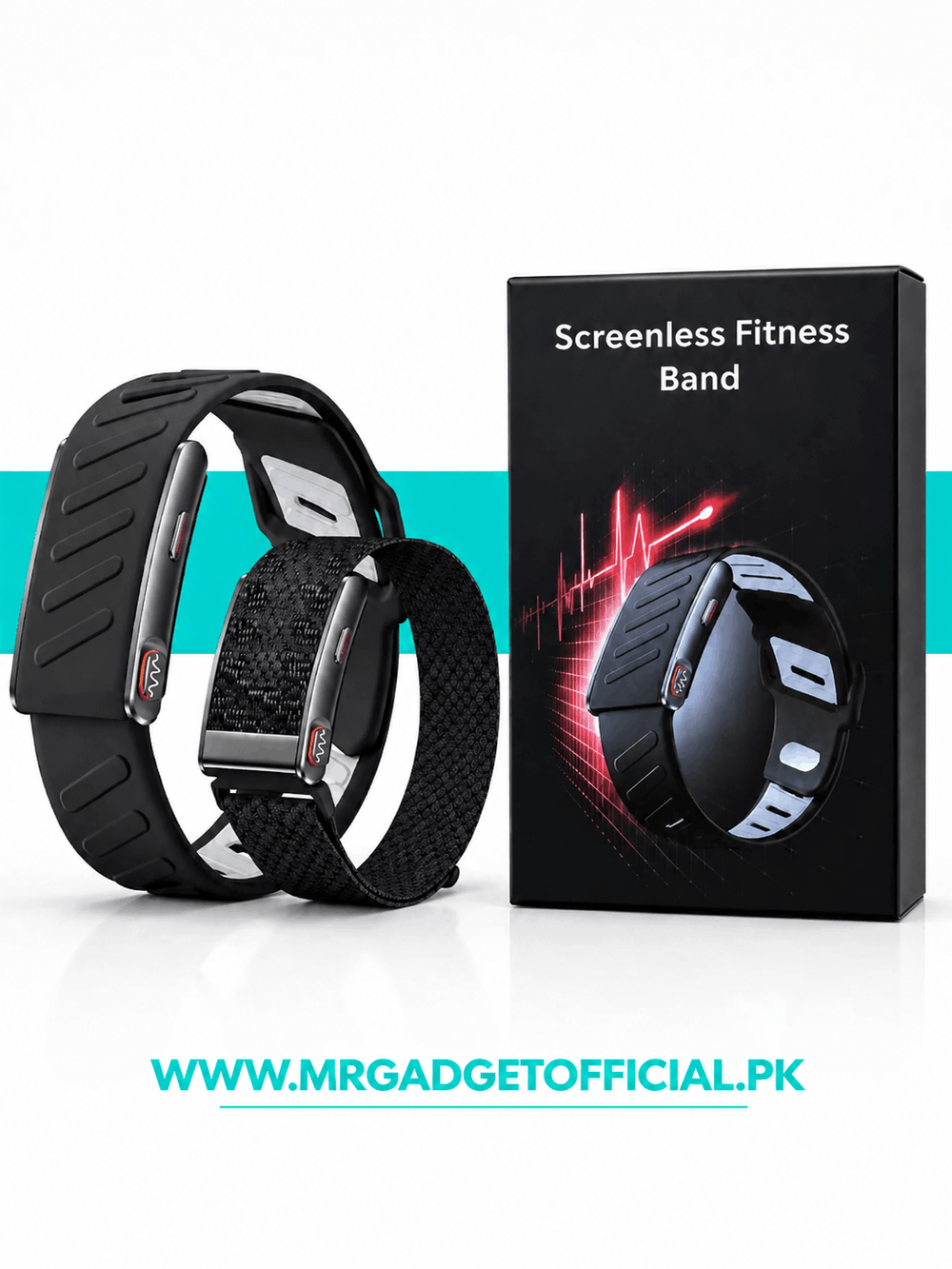 KR96 Pro Screenless Sport Smart Health Bracelet Fitness Tracker Mr Gadget Official