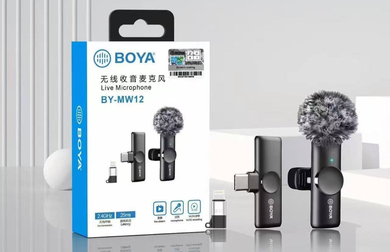 BOYA BY -MW12 LIVE MICROPHONE