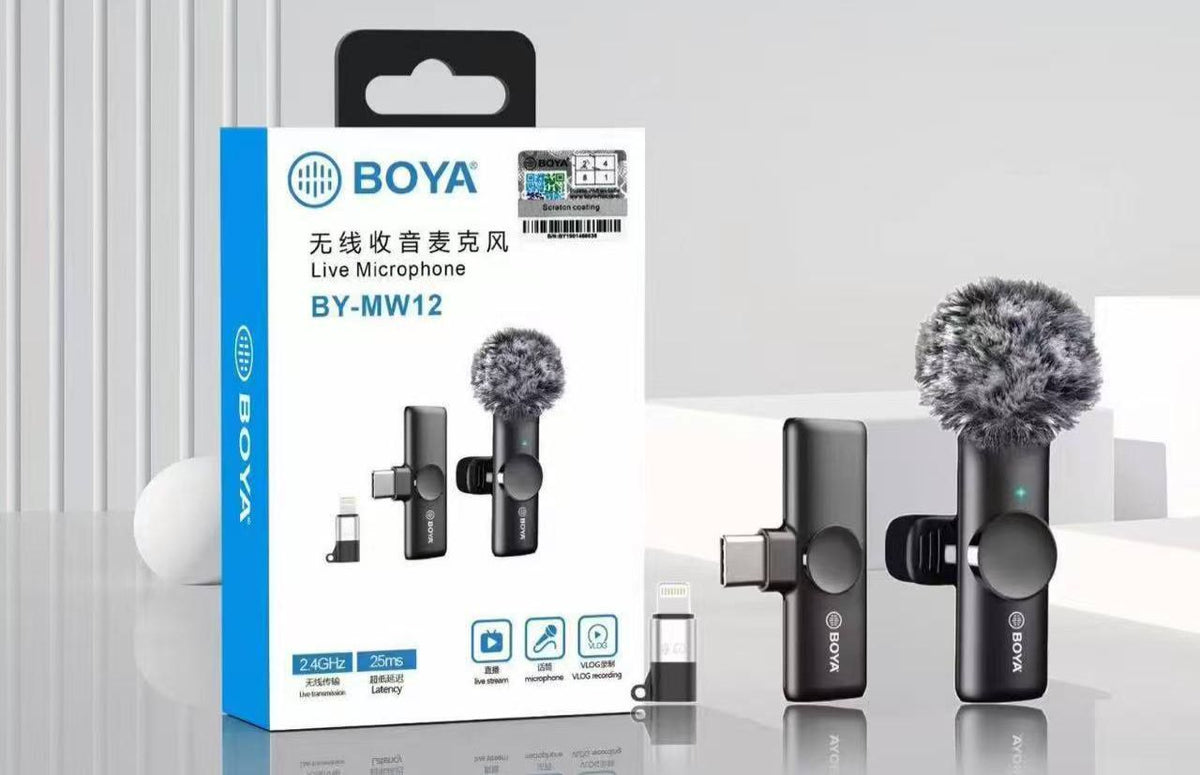 BOYA BY -MW12 LIVE MICROPHONE