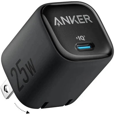 Anker 25W Usb‑C Fast Charger Compact size, PowerIQ 3.0 & PPS for Super Fast Charging, Foldable Plug, 2-Pin (EU) Mr Gadget Official h3