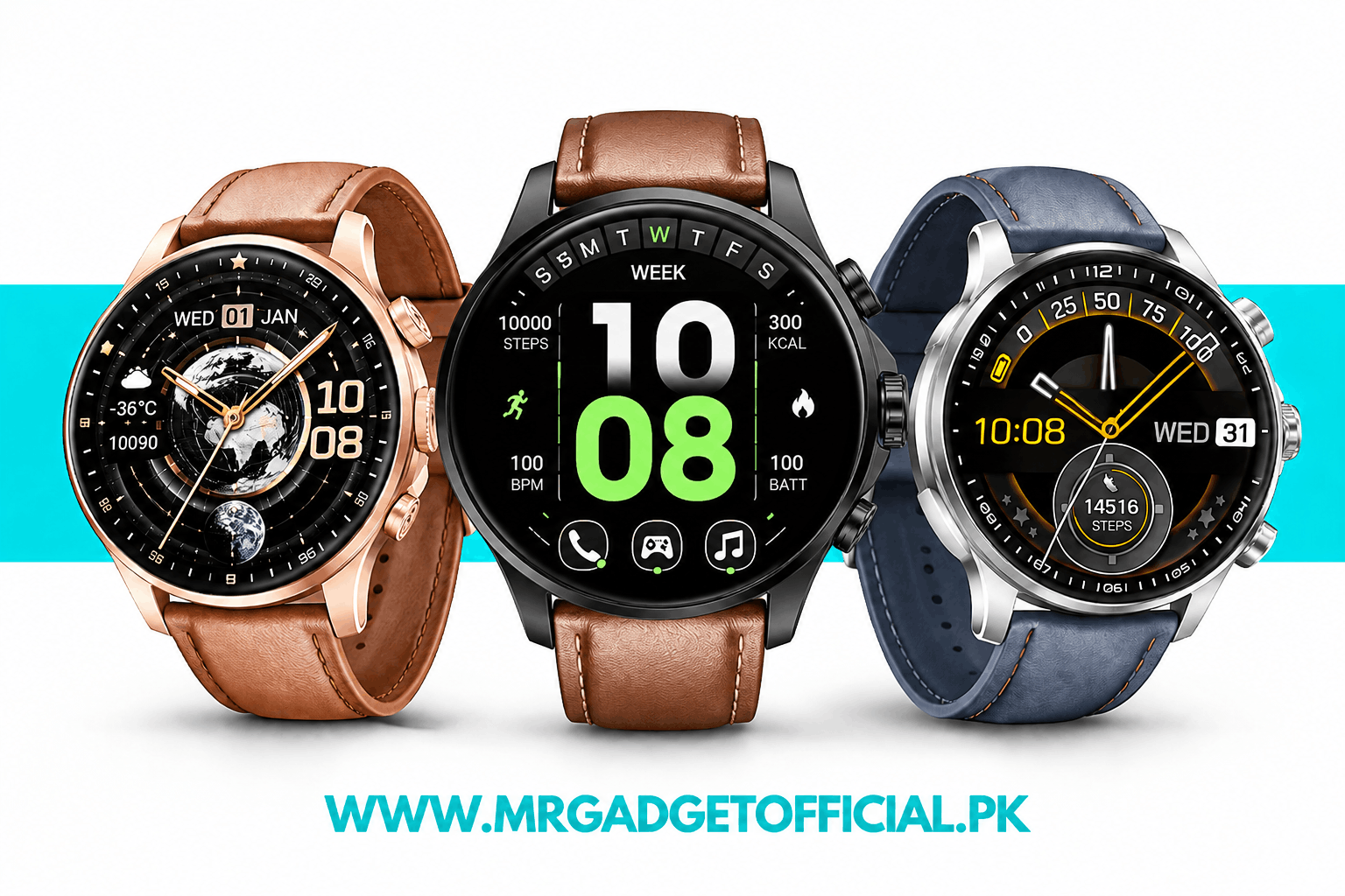 Ronin Moment R-5005 AMOLED Smartwatch Mr Gadget Official