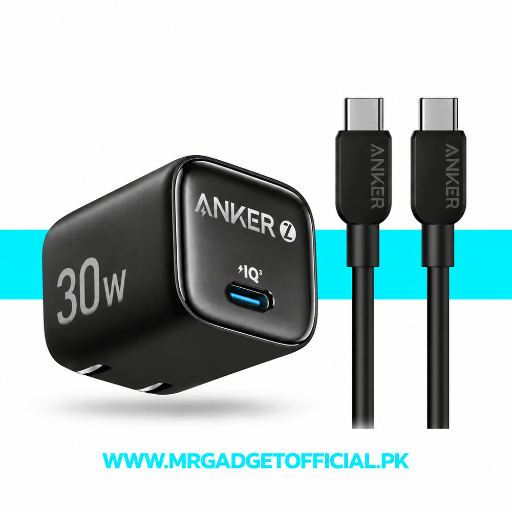 Anker Zolo 30W USB-C Fast Charger Mr Gadget Official