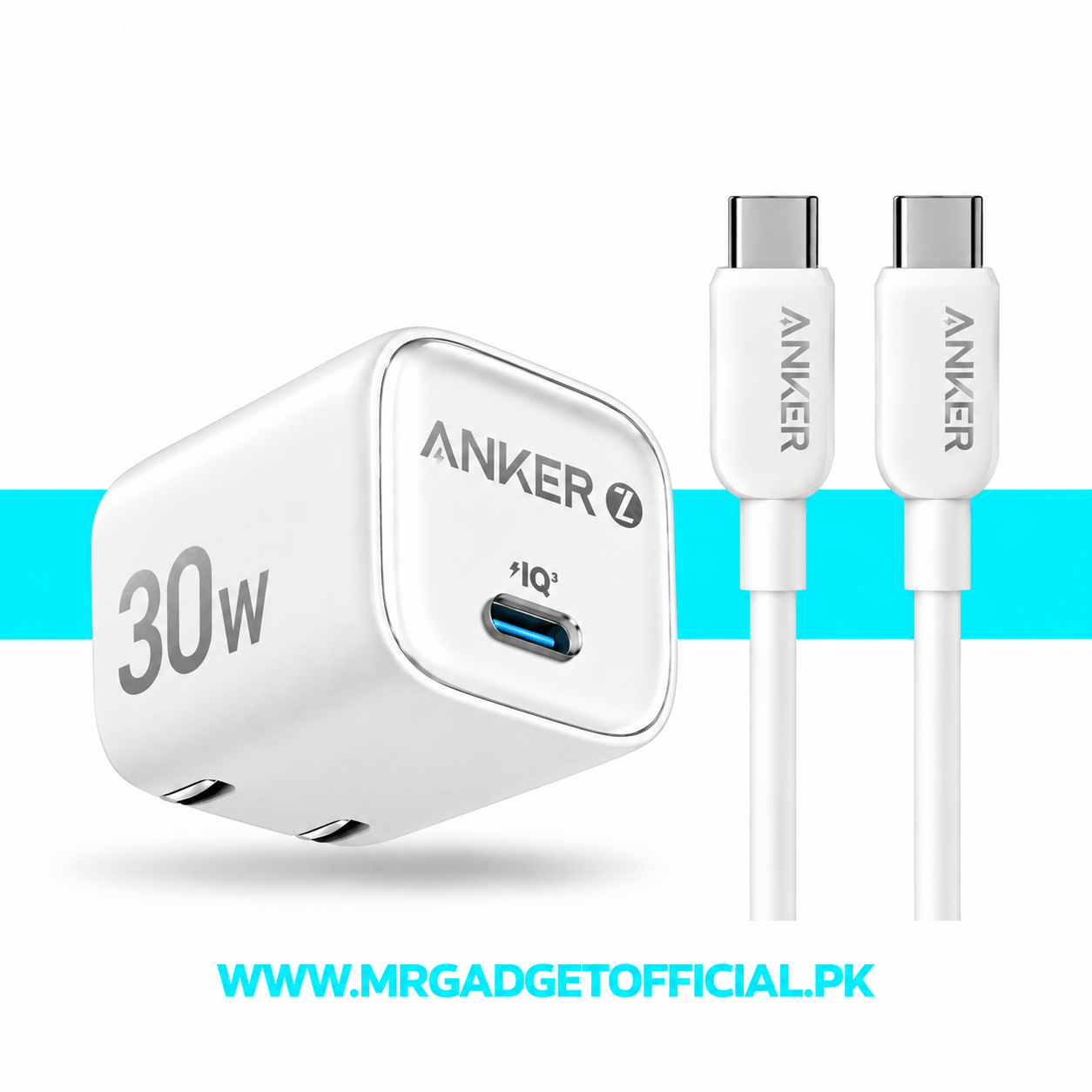 Anker Zolo 30W USB-C Fast Charger Mr Gadget Official