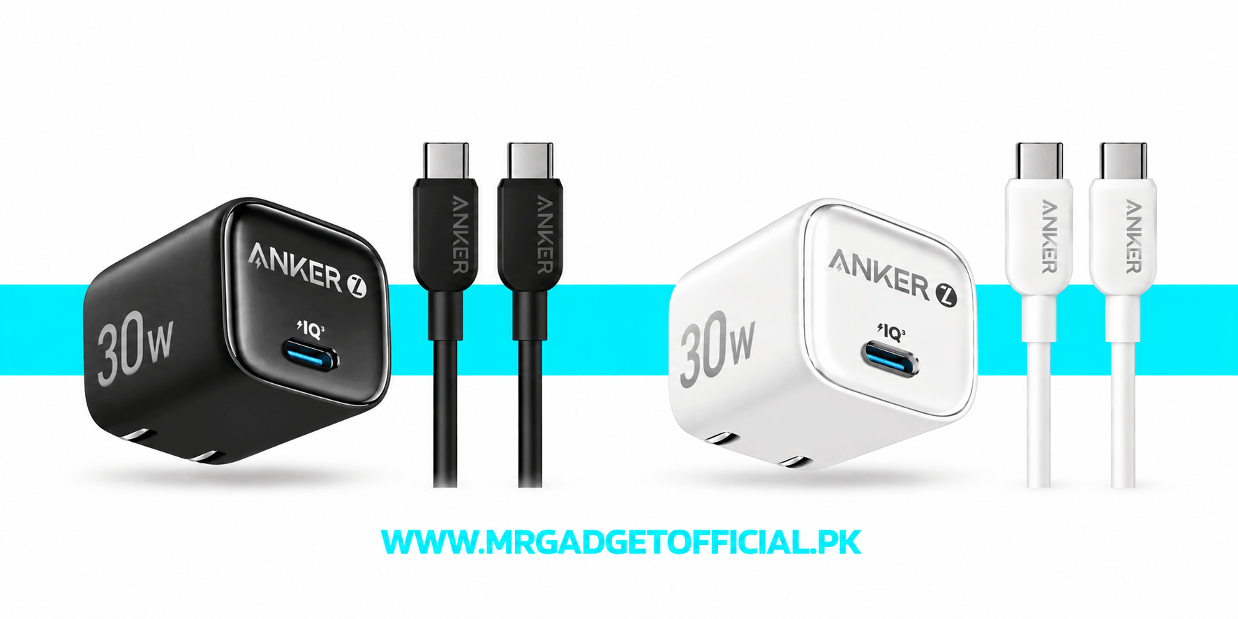 Anker Zolo 30W USB-C Fast Charger Mr Gadget Official