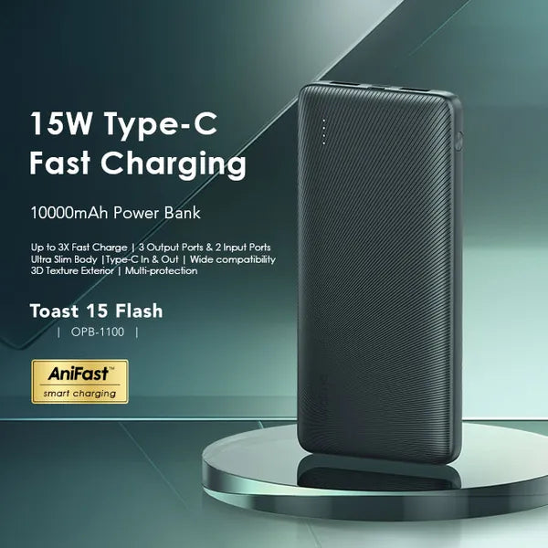 Oraimo Toast 15 Flash 10000mAh Fast Charging Power Bank Mr Gadget Official h3