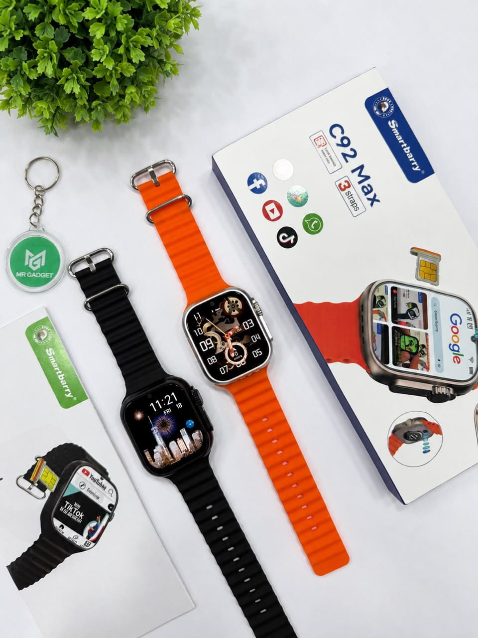 C92 Max Full Android Sim Watch With Dual Camera Mr Gadget Official