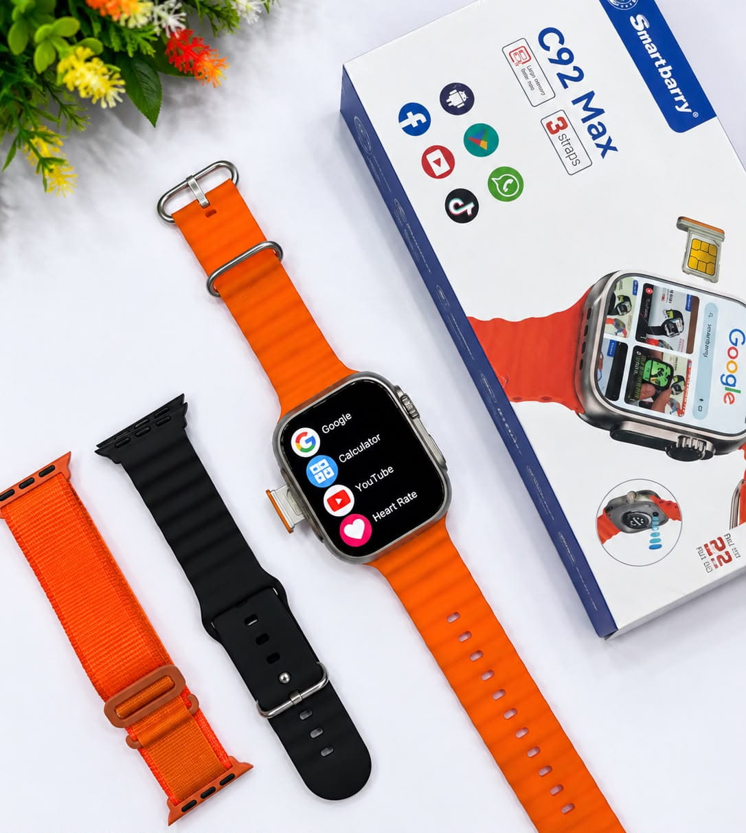 C92 Max Full Android Sim Watch With Dual Camera Mr Gadget Official
