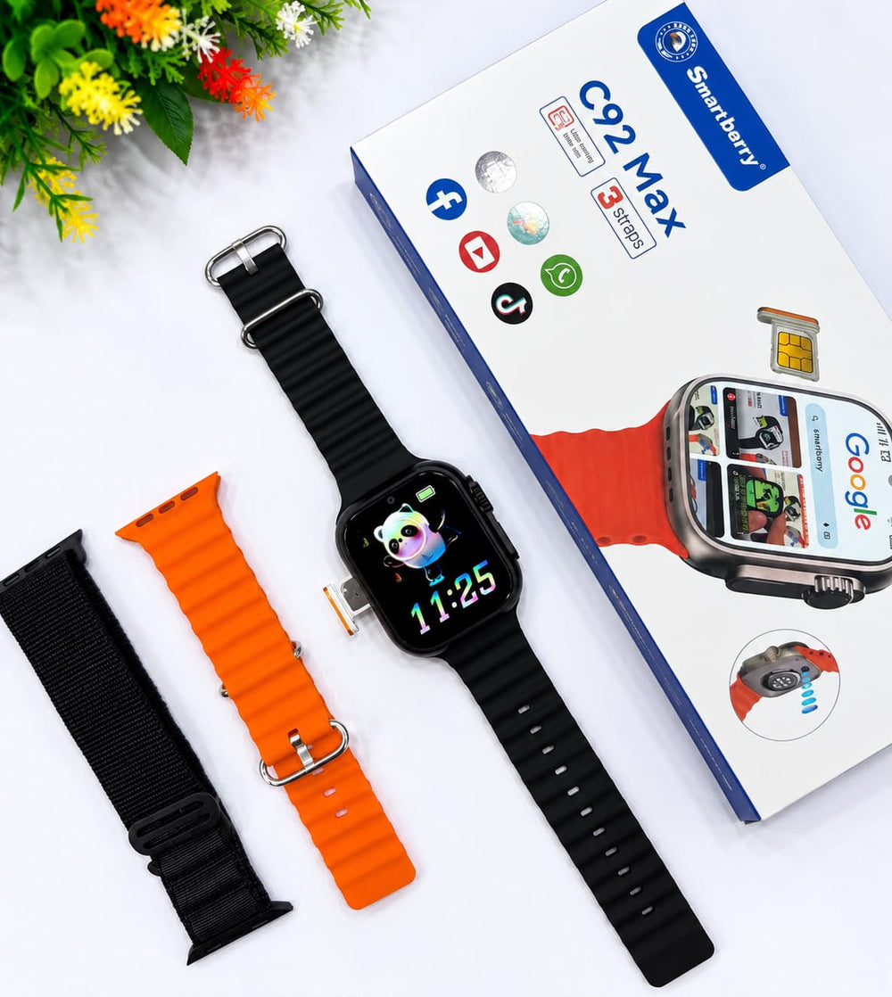 C92 Max Full Android Sim Watch With Dual Camera Mr Gadget Official
