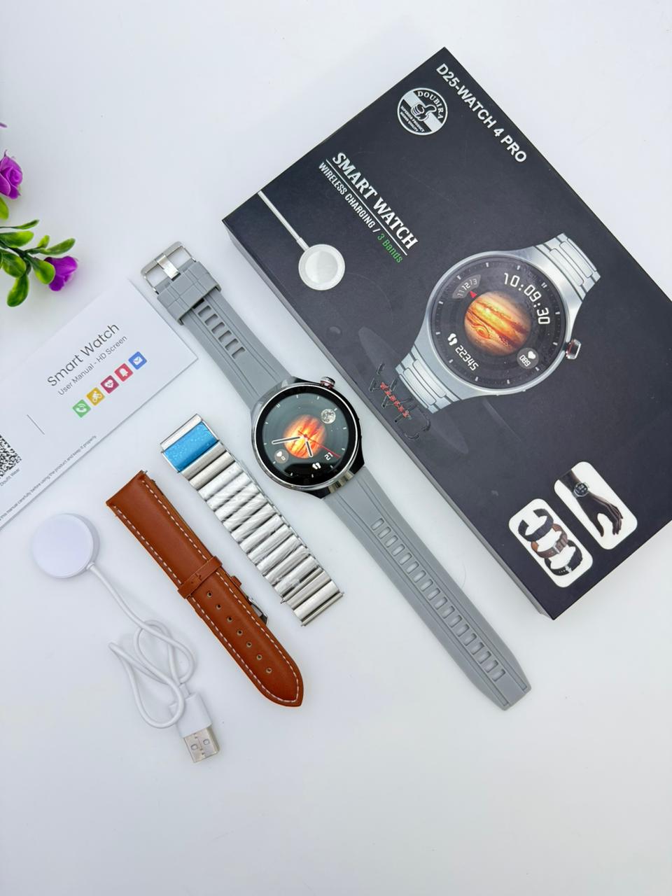 Latest D25 Watch 4 Pro Smart Watch