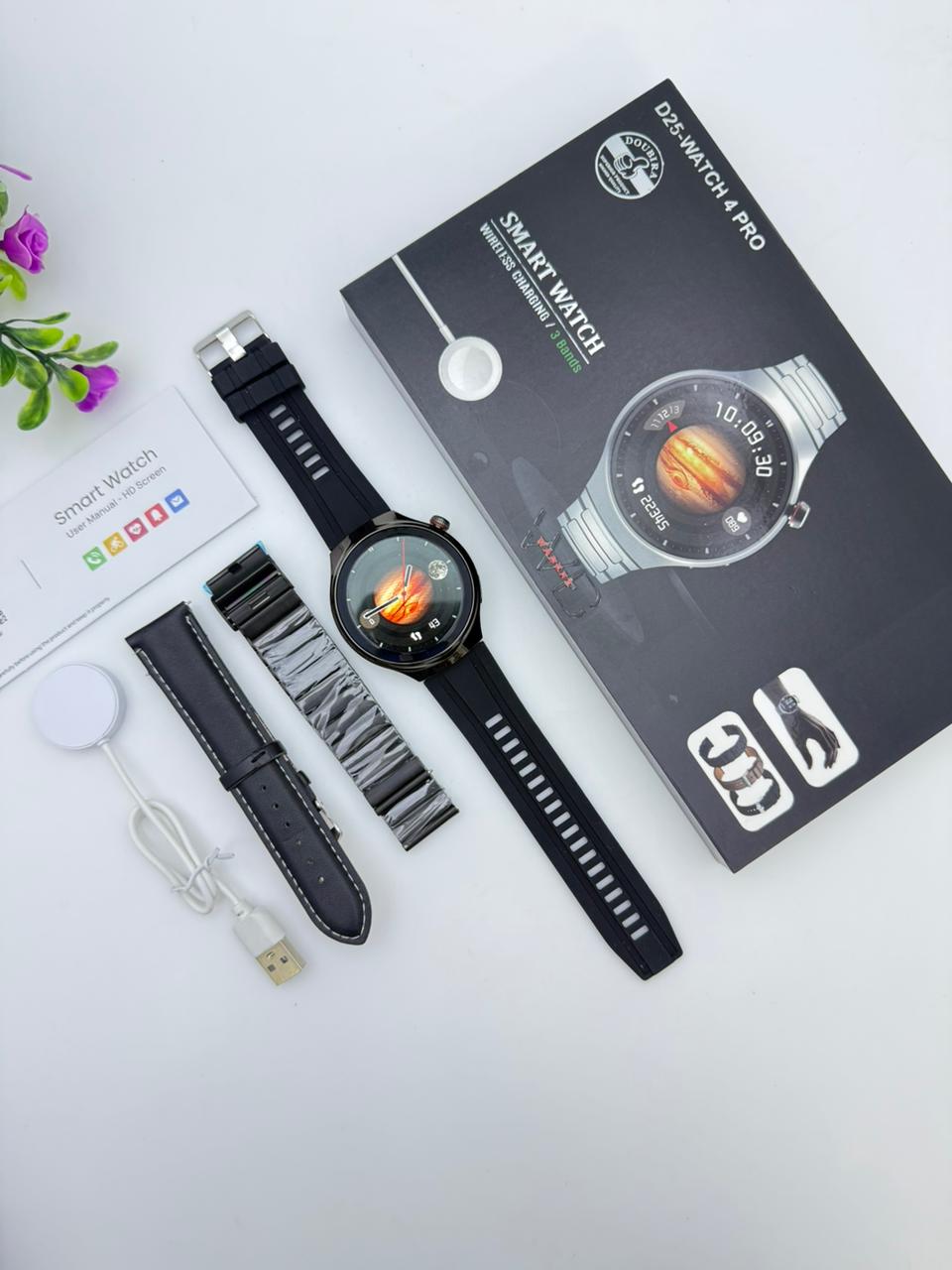 Latest D25 Watch 4 Pro Smart Watch