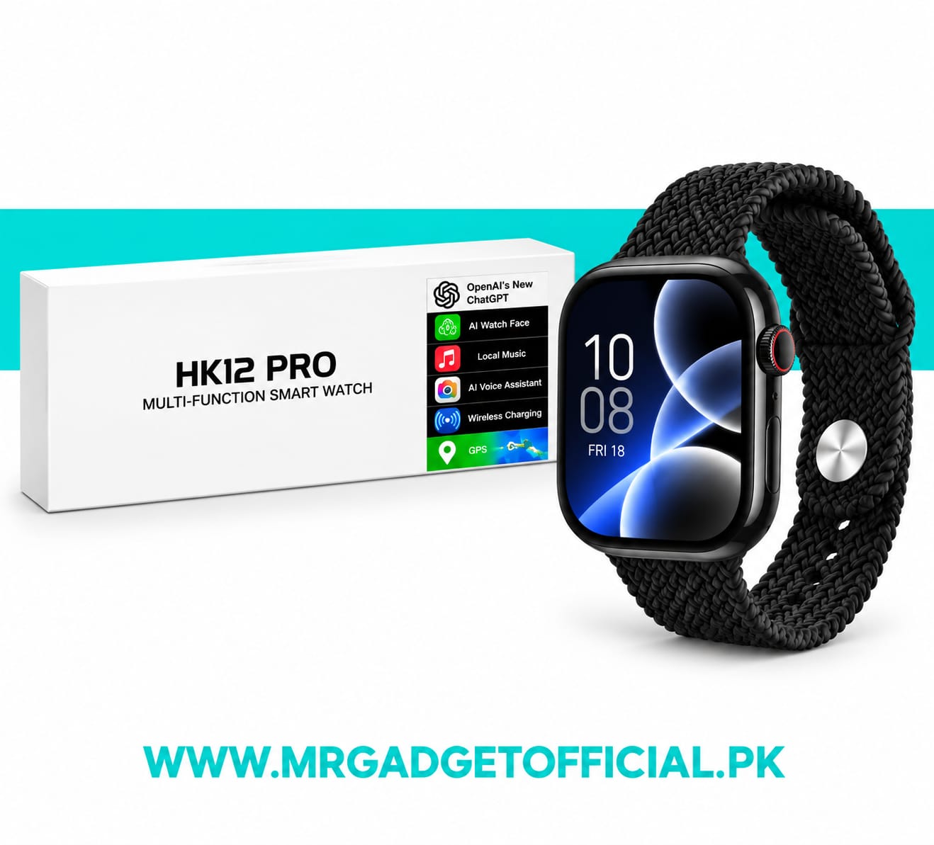HK12 Pro  Series 12 Smart Watch 46mm Mr Gadget Official