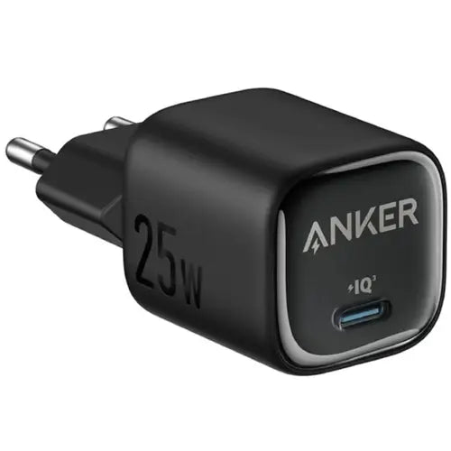 Anker 25W Usb‑C Fast Charger Compact size, PowerIQ 3.0 & PPS for Super Fast Charging, Foldable Plug, 2-Pin (EU) Mr Gadget Official h3