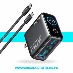 Anker 140W 4-Port GaN Fast Charger with display Mr Gadget Official