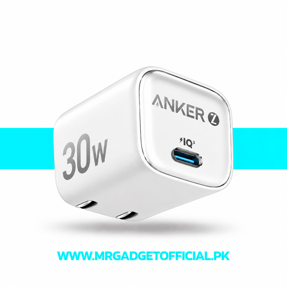Anker Zolo 30W USB-C Fast Charger Adapter Mr Gadget Official