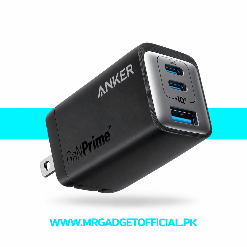 Anker Prime 67W GaN Adapter – 3-Port USB-C & USB-A Fast Charger Mr Gadget Official