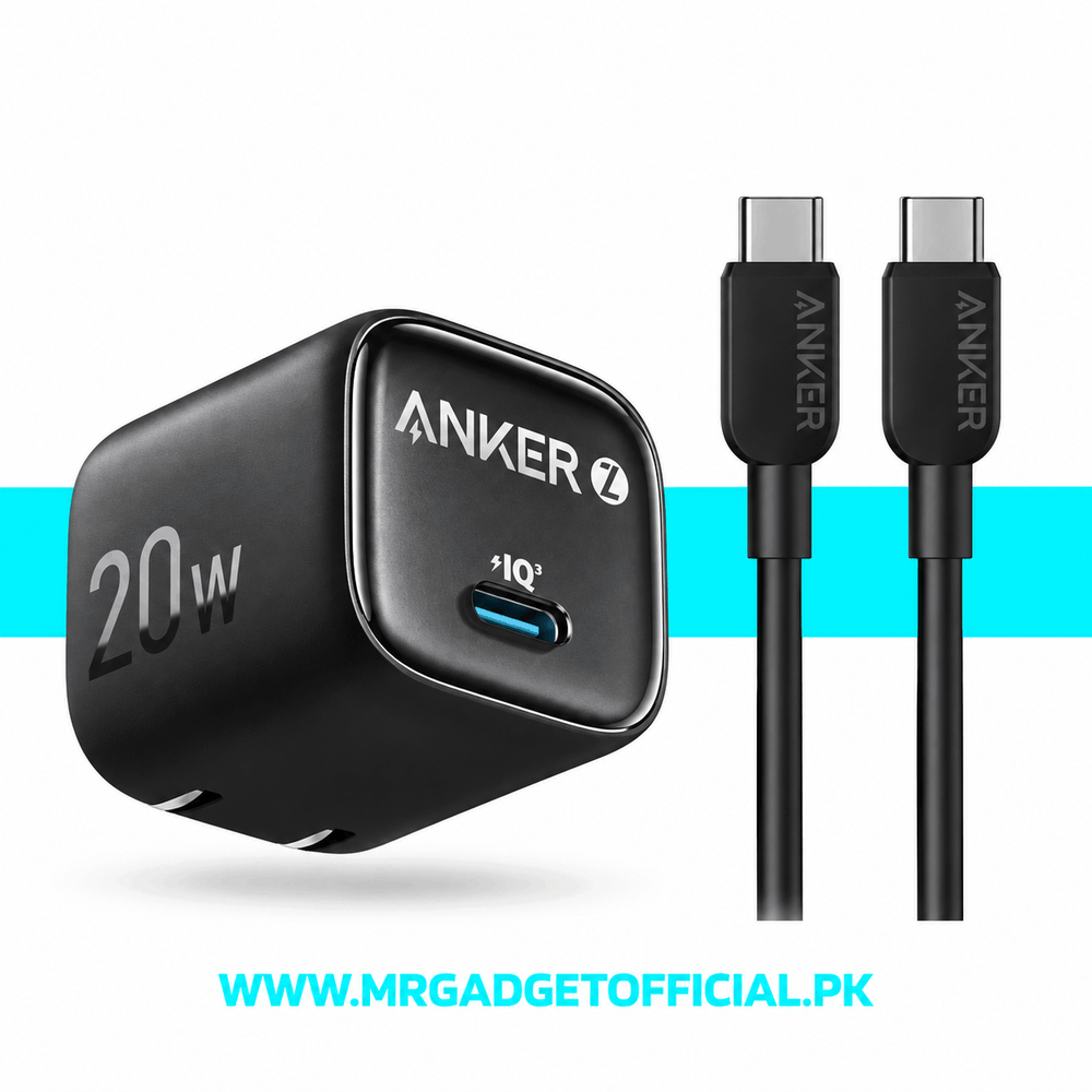 Anker Zolo 20W USB-C Fast Charger Mr Gadget Official