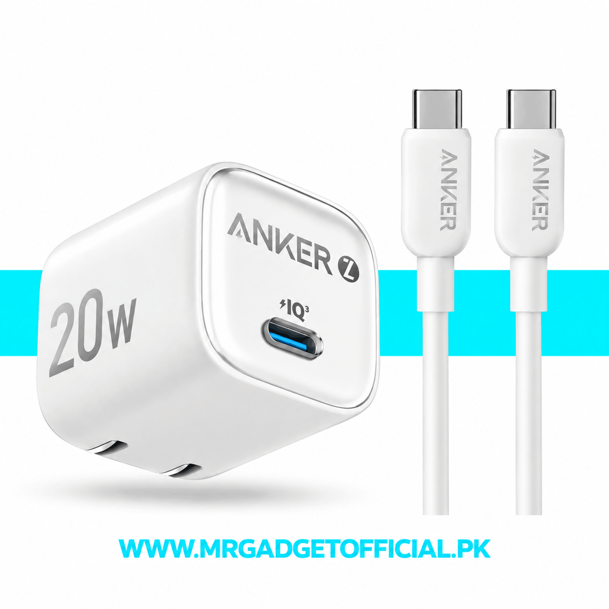 Anker Zolo 20W USB-C Fast Charger Mr Gadget Official