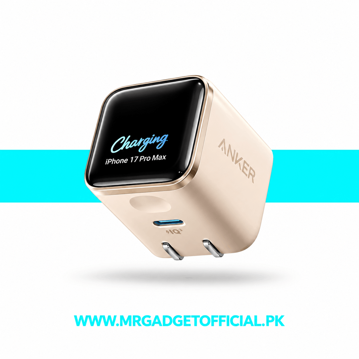 Anker 45W USB-C Fast Charger Adapter with Smart Display Mr Gadget Official