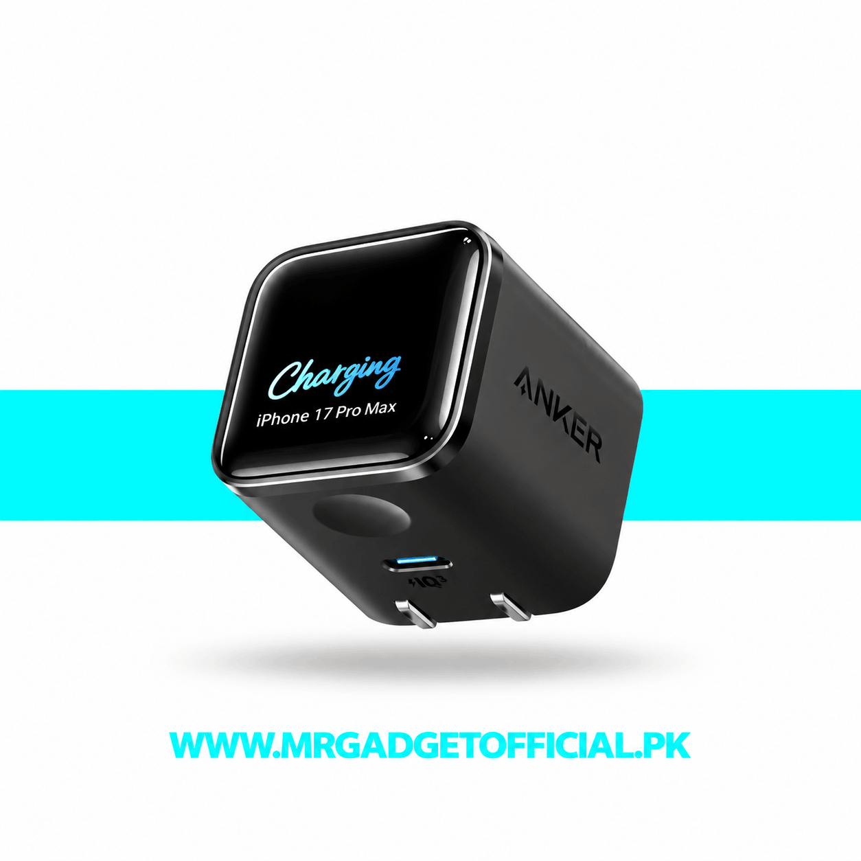 Anker 45W USB-C Fast Charger Adapter with Smart Display Mr Gadget Official