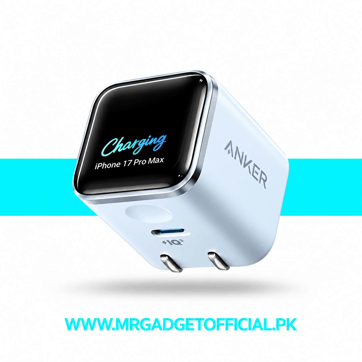 Anker 45W USB-C Fast Charger Adapter with Smart Display Mr Gadget Official