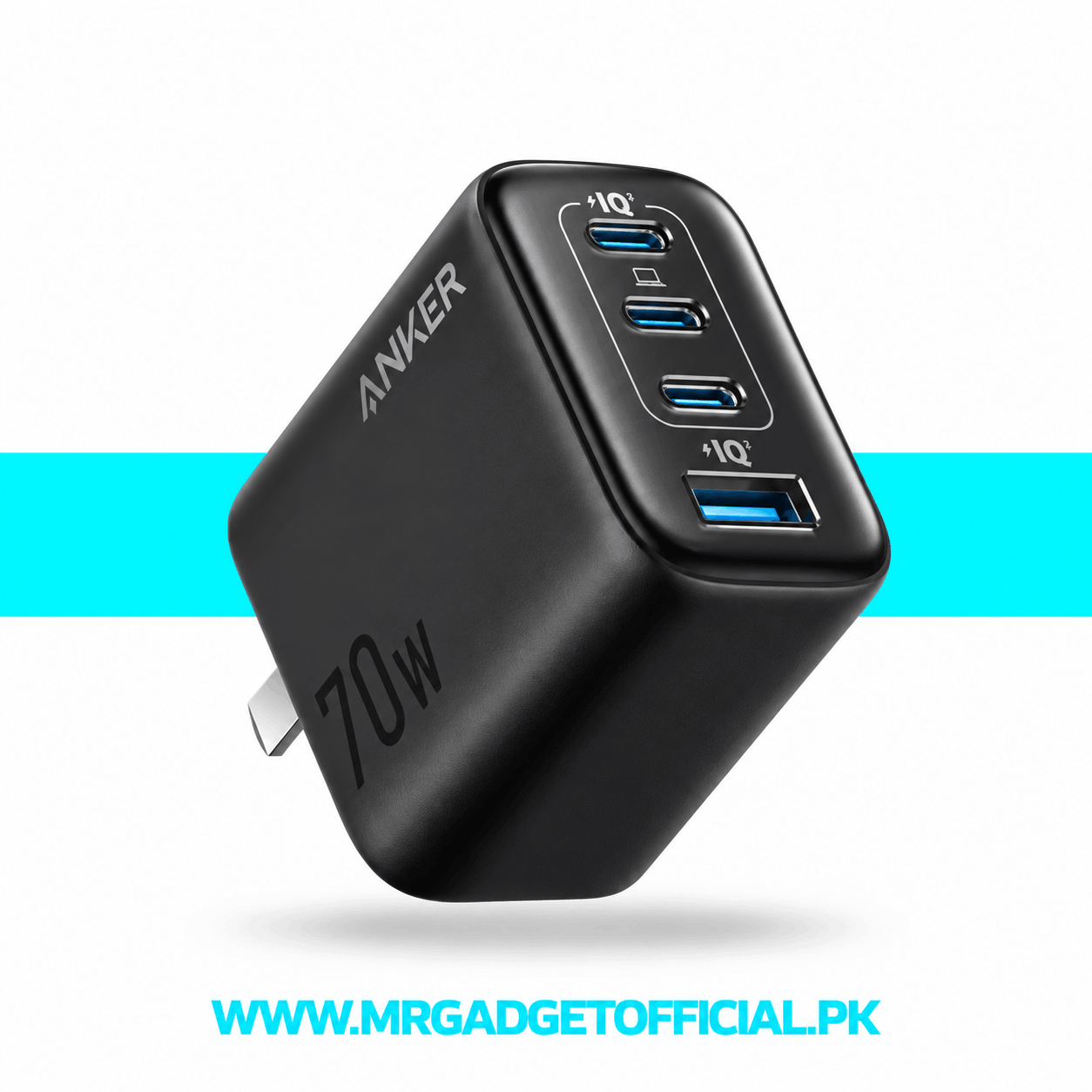 Anker Zolo 70W 4-Port GaN Fast Charger Adapter Mr Gadget Official