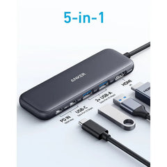 Anker 332 PowerExpand+ 5-in-1 USB-C Hub Adapter Mr Gadget Official h3